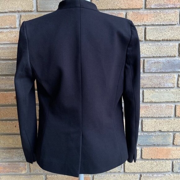 J.Crew 365 Stretch Twill Blazer Going Out Jacket Size 8 Black - Picture 7 of 16